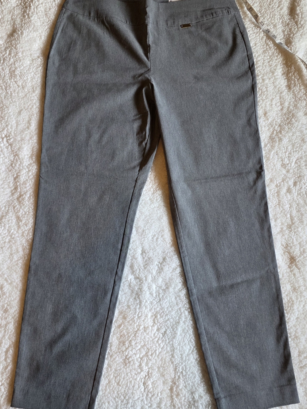 INC International Concepts Straight Leg Pants in Gray